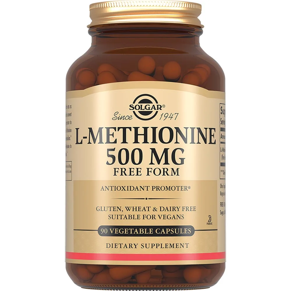 Solgar L-Methionine 500 mg 90 capsules 675 mg
