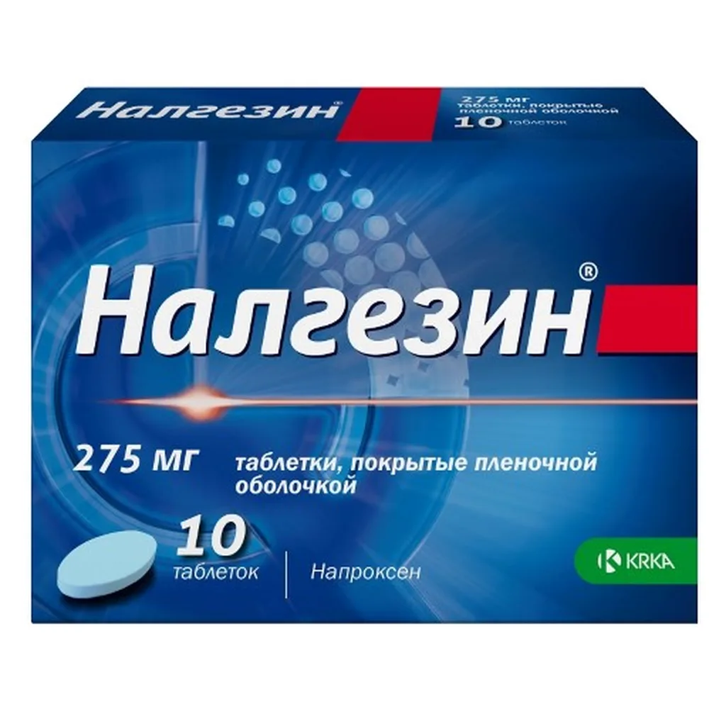 Nalgesin 275 mg 10 coated tablets