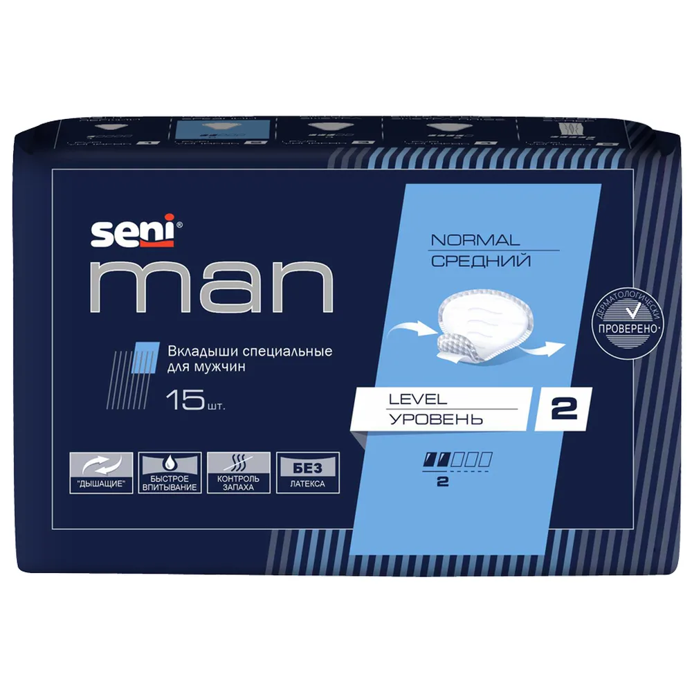Seni Man Special Inserts for Men Medium Level 2 15 pcs