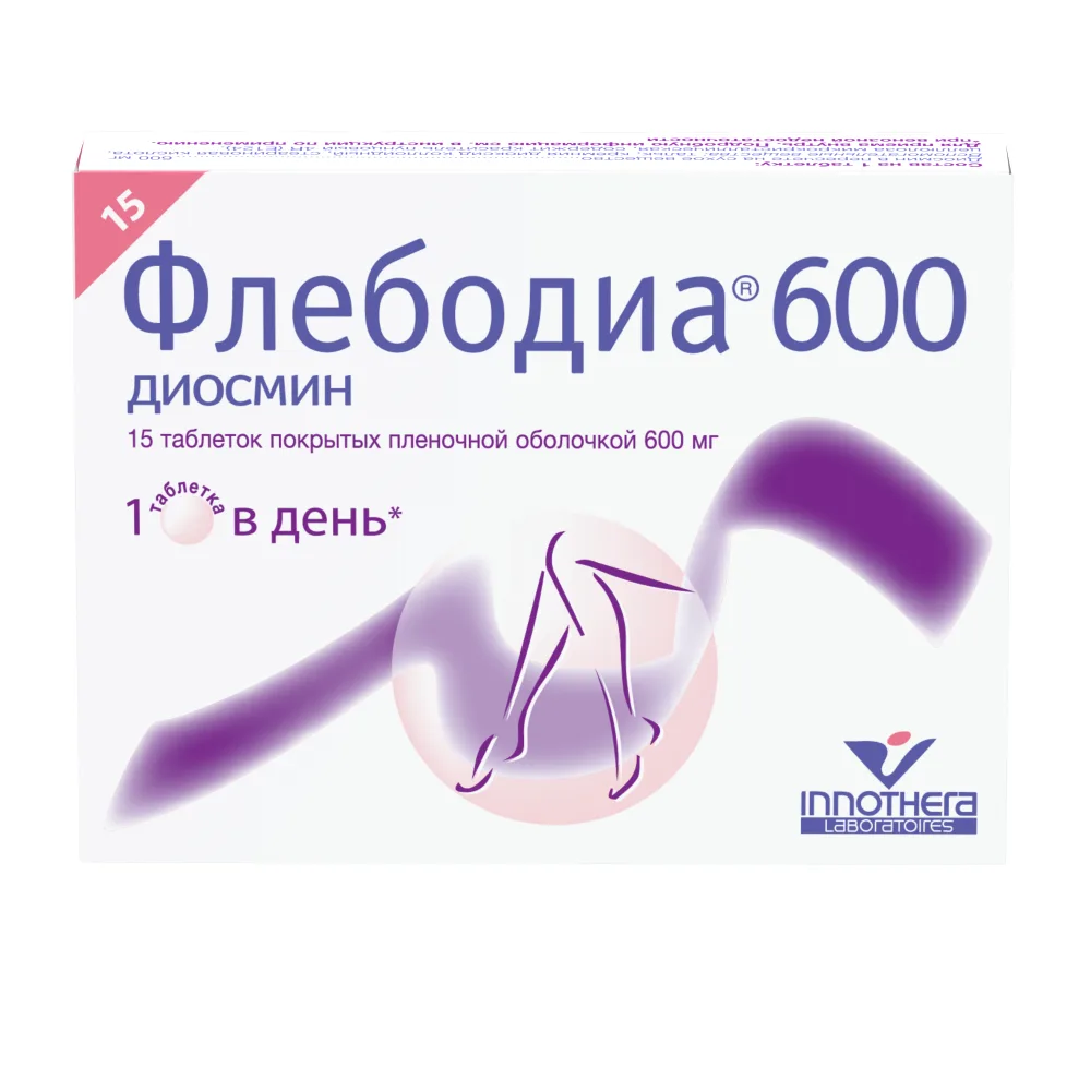 Flebodia 600 600 mg 15 coated tablets