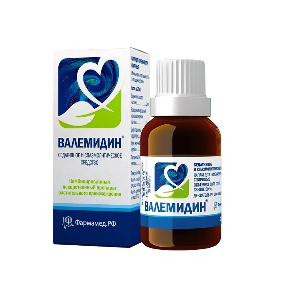 Valemidin 25 ml bottle drops for oral use alcoholic