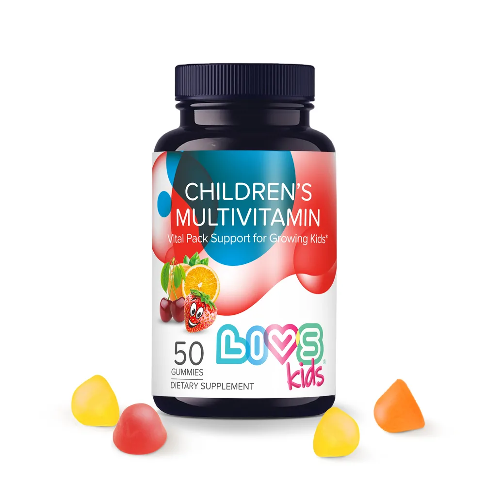LIVS Multivitamin Complex for Children with Fruit and Berry Flavor 50 pcs Gummy Pastilles 3 g