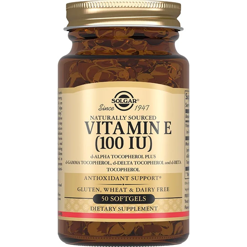 Solgar vitamin E 100 IU 50 capsules 560 mg