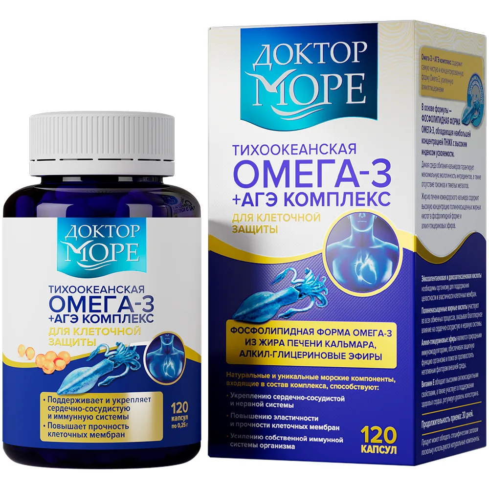Doctor More Omega 3 + AGE Complex 120 capsules 0.25 g