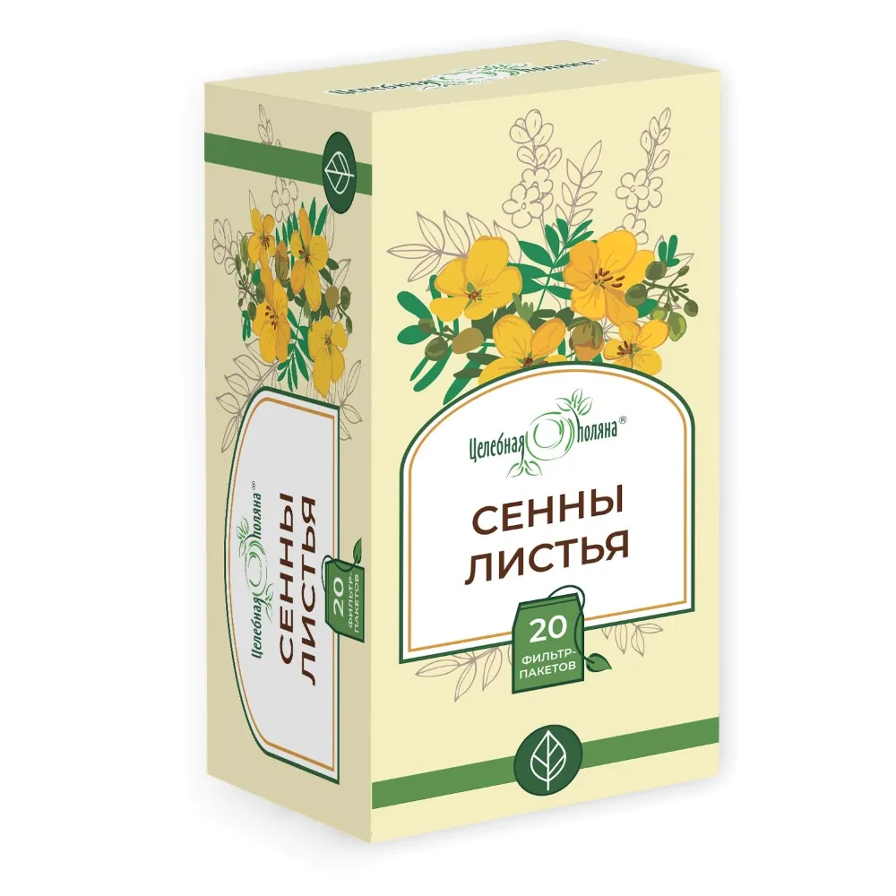 Tselebnaya Polyana senna leaves 1.5 g 20 pcs filter bags