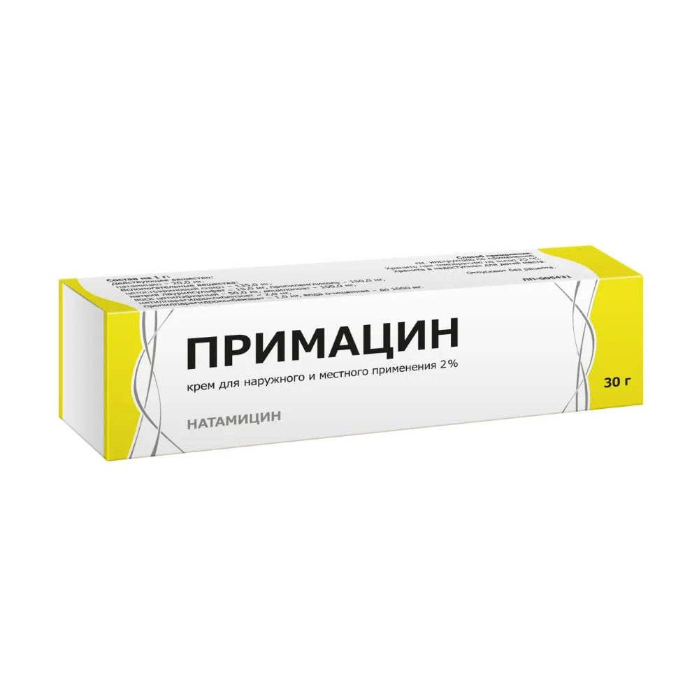 Primacin 2% 30 g tube cream for external and local use