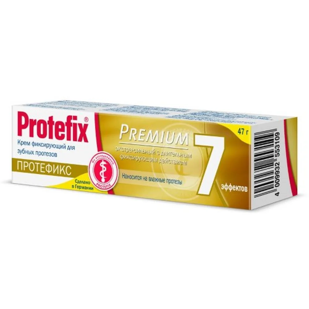 Protefix Extra Strong Fixing Cream with Long-Lasting Fixing Action Premium 47 g