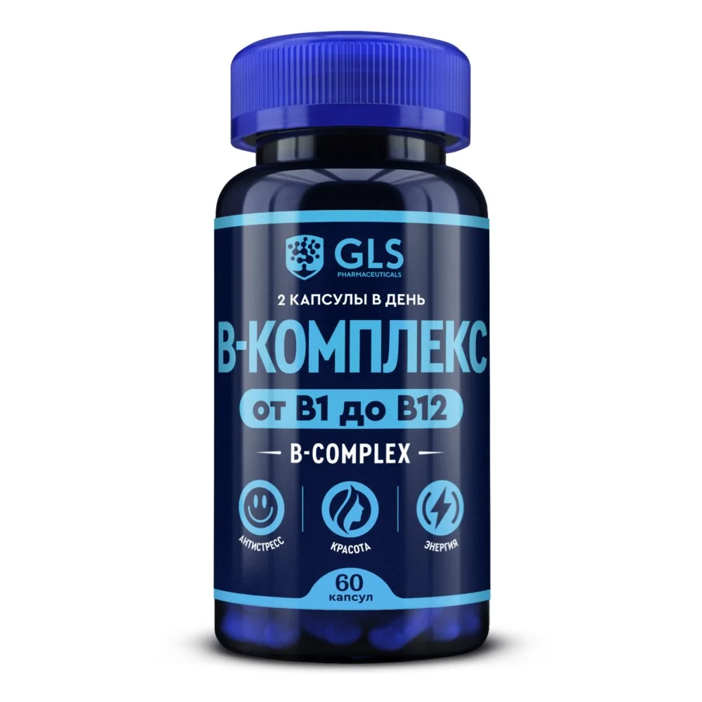 GLS B-Complex 60 capsules 430 mg