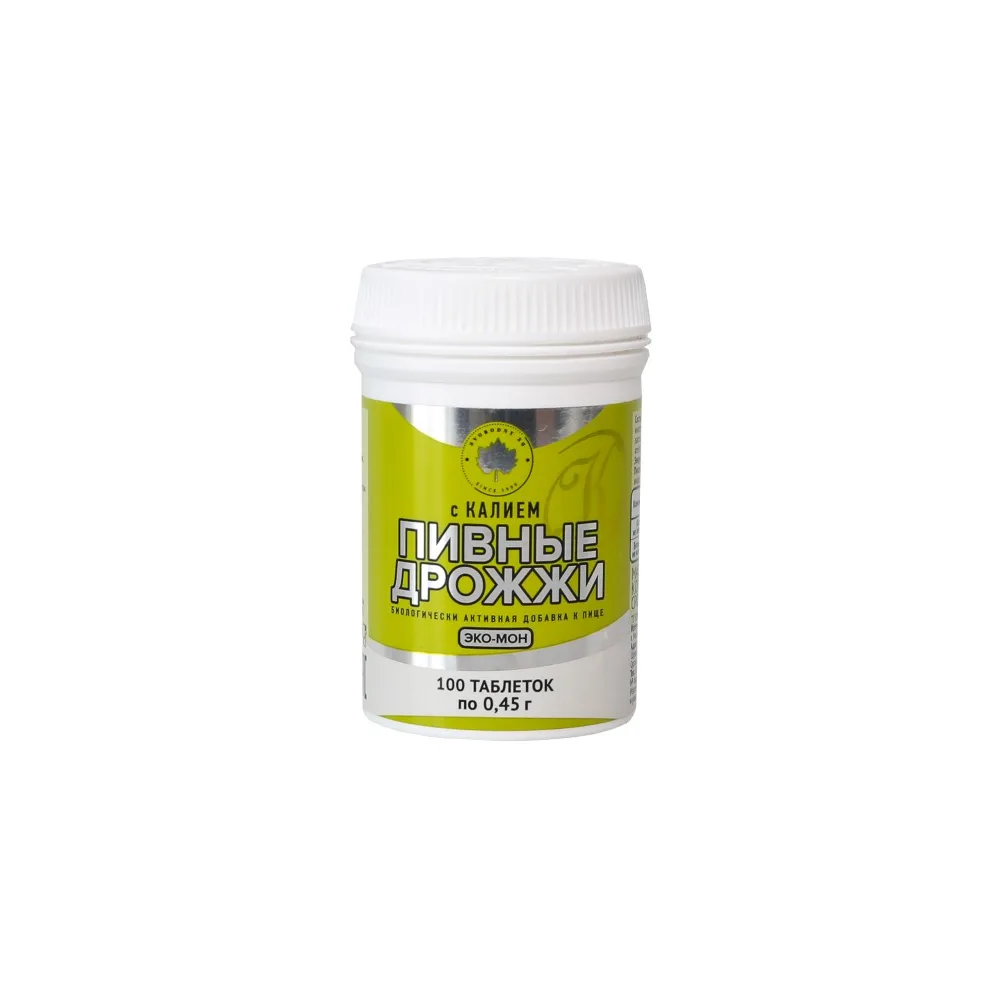 Brewer's Yeast Eco-Mon with Potassium 100 tablets 0.45 g
