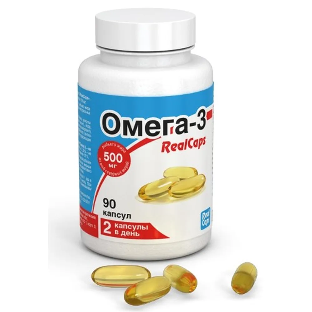 Omega-3 realcaps 90 pcs capsules 700 mg