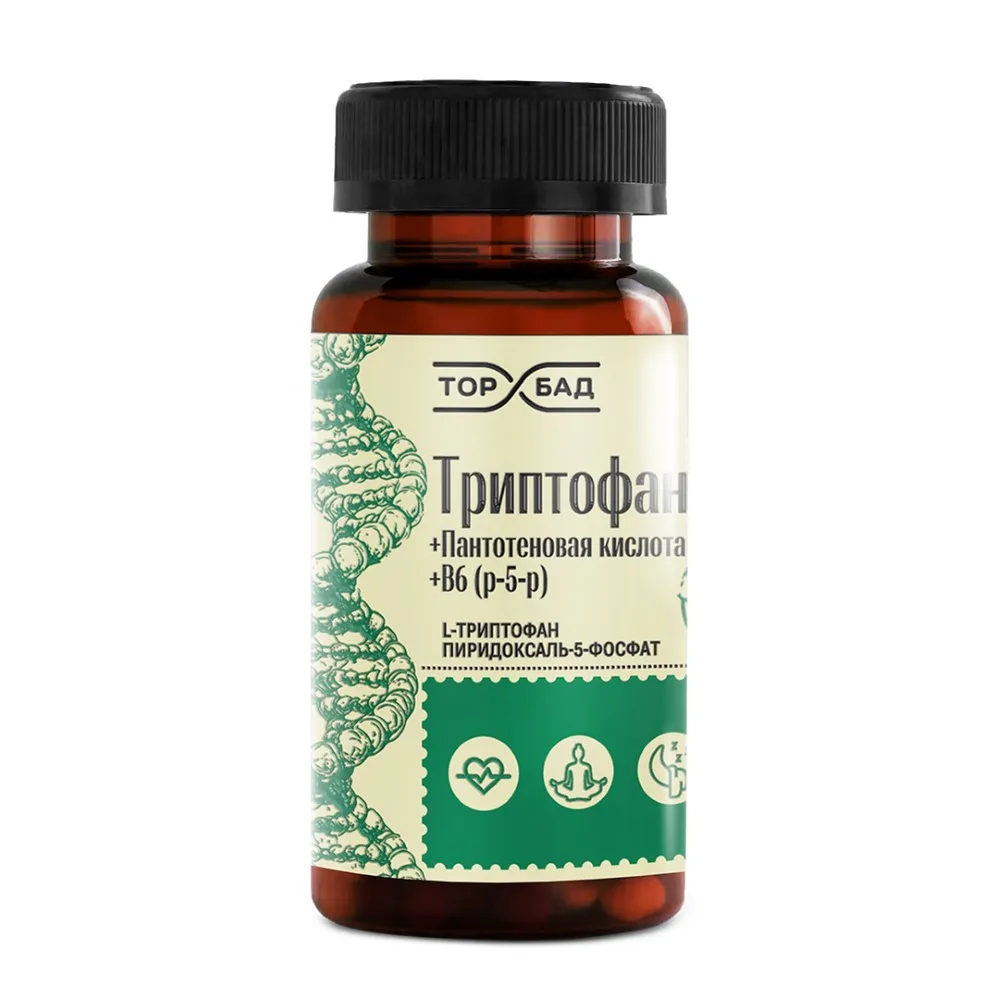 Torbad Tryptophan + Pantothenic Acid 90 capsules 500 mg