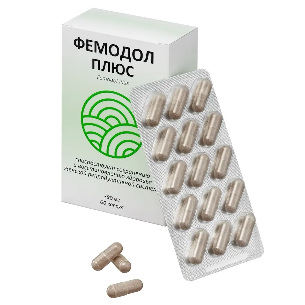 Femodol Plus 60 capsules 390 mg/blister