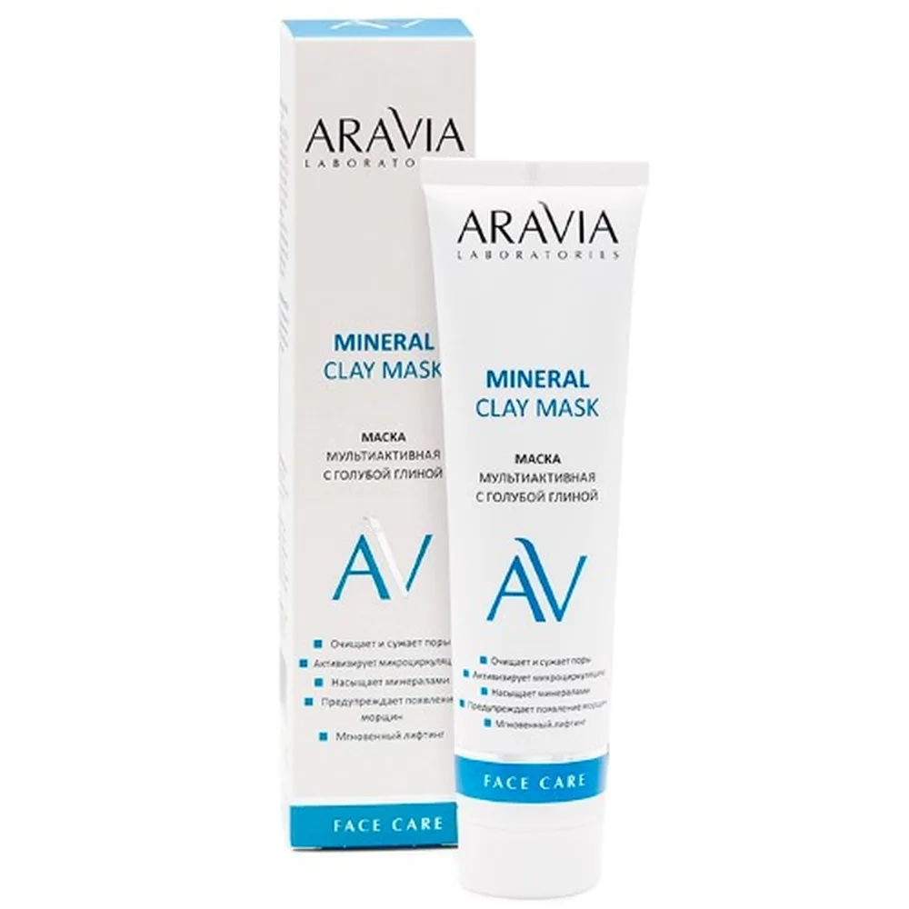 Aravia Laboratories Multi-Active Mask with Blue Clay Mineral Clay Mask 100 ml