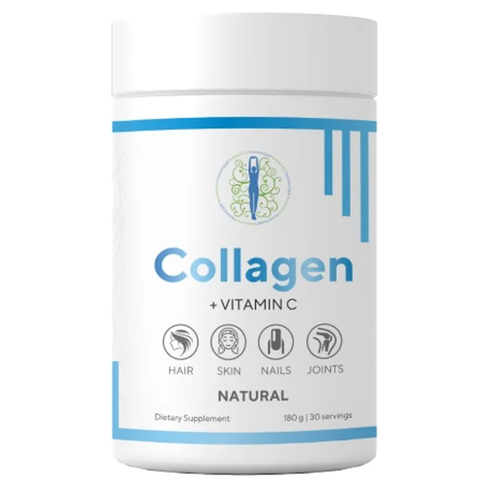 Mamizdv Collagen + Vitamin C Concentrate for Preparing Collagen Vitaminized Drink Powder 180 g/Natural/Can