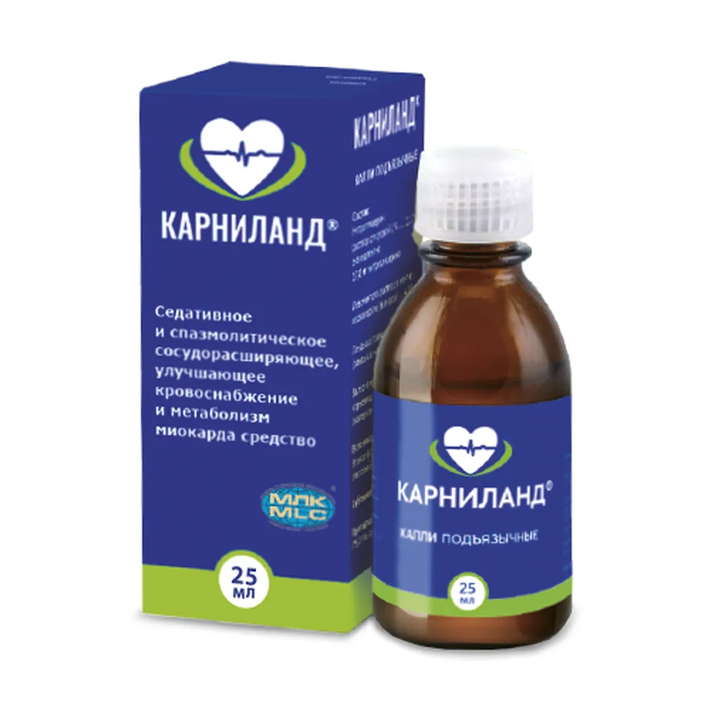 Carniland dropper bottle sublingual drops 25 ml