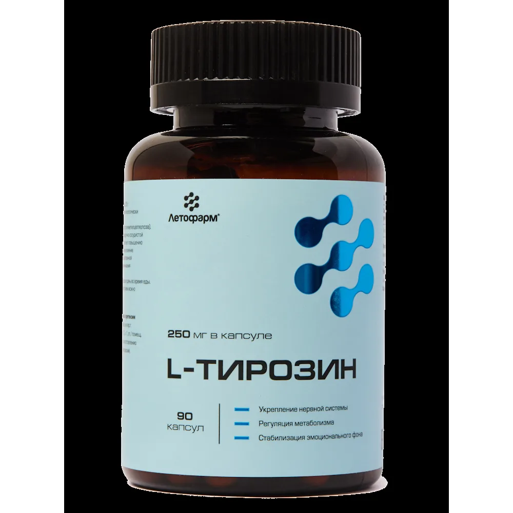 Letopharm L-Tyrosine 90 capsules 0.35 g jar