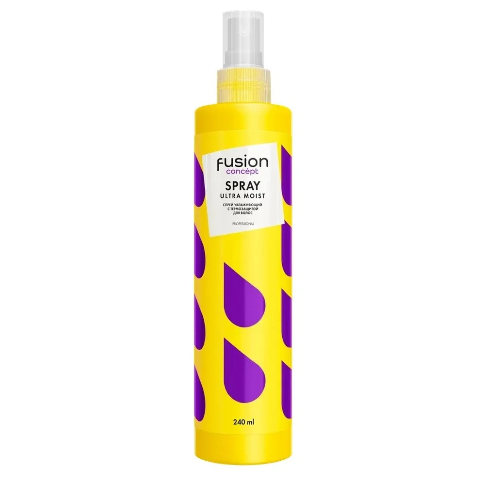 Concept Fusion Hair Spray with Thermal Protection Ultra Moisturizing 240 ml