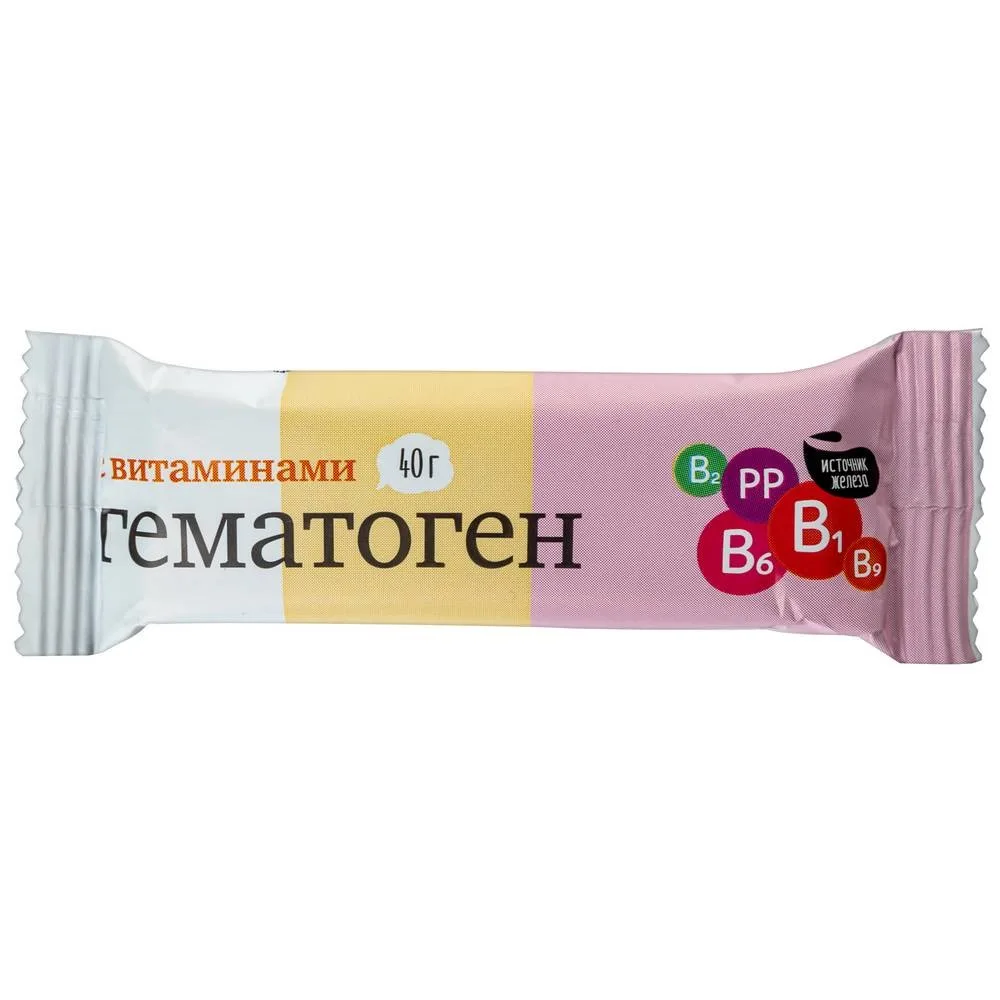 Hematogen Narodny Vitaminized 40 g bar