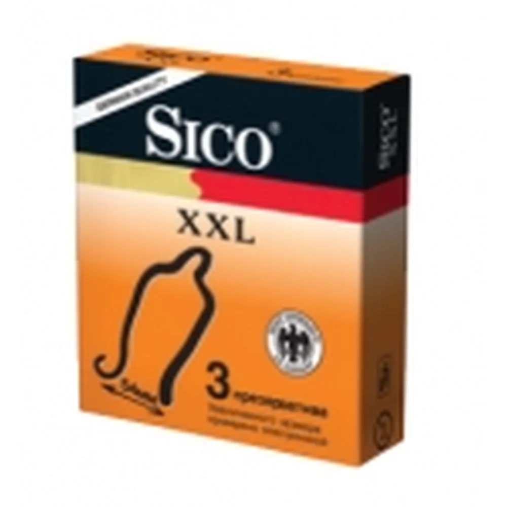 Sico XXL Extra Large Condoms 3 pcs.
