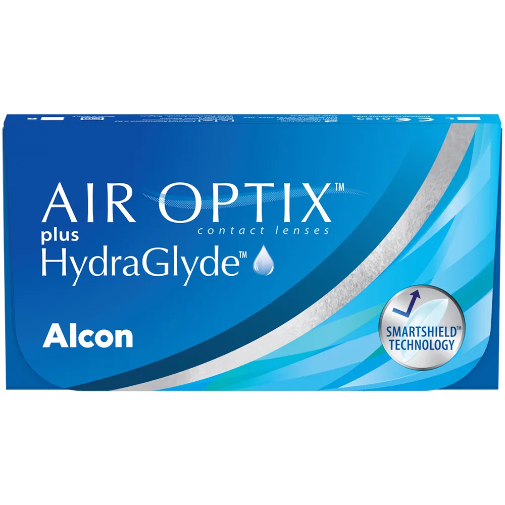 Alcon Air Optix Plus HydraGlyde Contact Lenses Monthly Replacement -5.50 / 3 pcs.