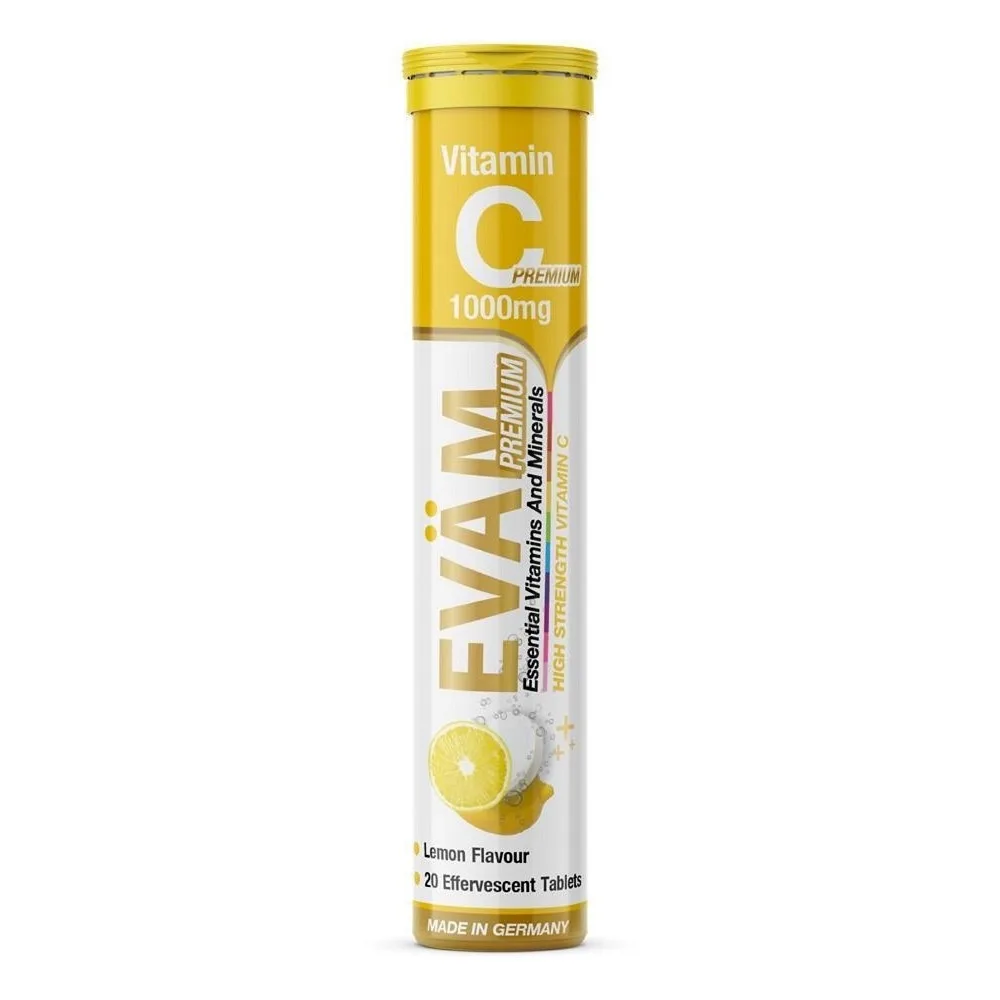 Evam vitamin C premium 20 effervescent tablets 4.1 g