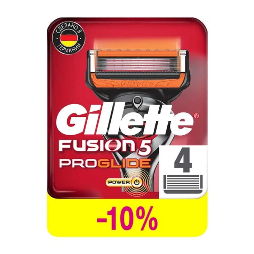Gillette Fusion ProGlide Power Replacement Cartridges for Safety Razors 4 pcs.