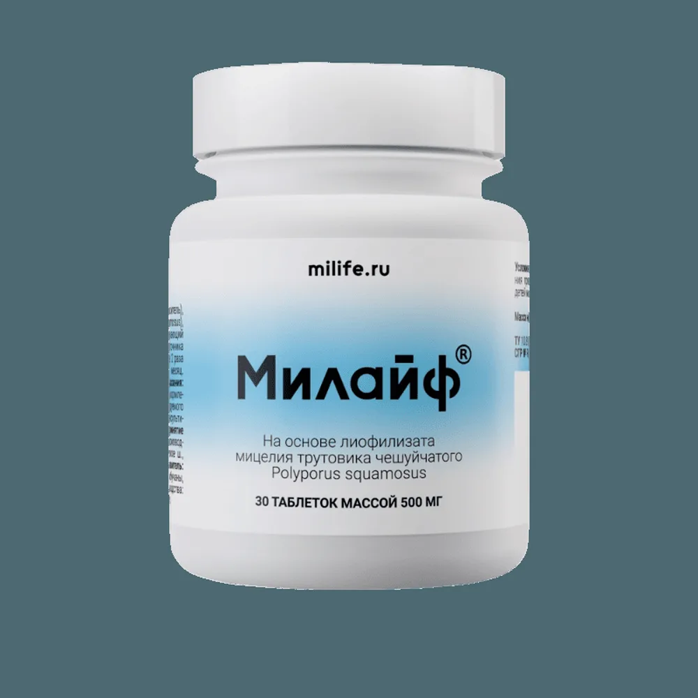 Milife 30 tablets 500 mg/jar