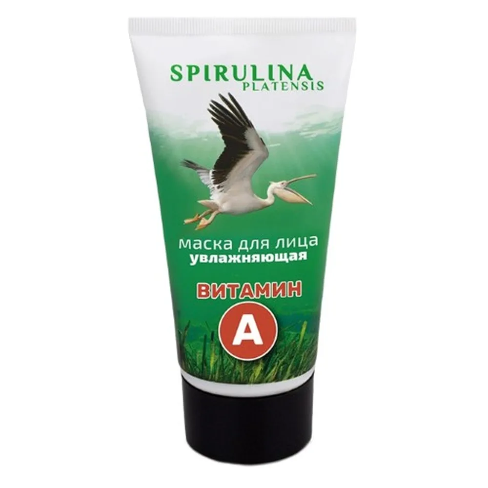 Spirulina-Phytosila moisturizing face mask with vitamin A 150 ml