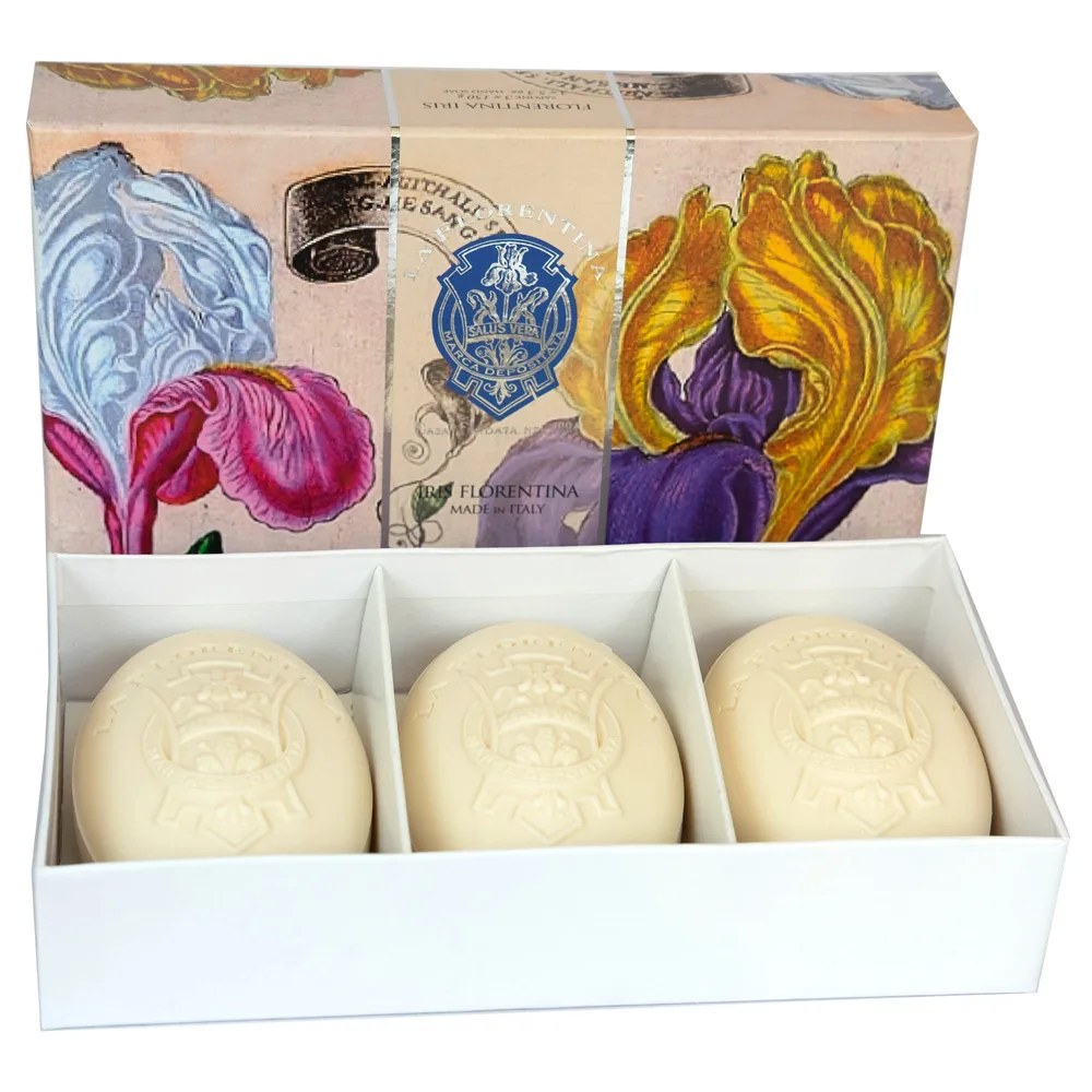 La Florentina kit toilet soap solid Florentine iris 150 g 3 pcs.