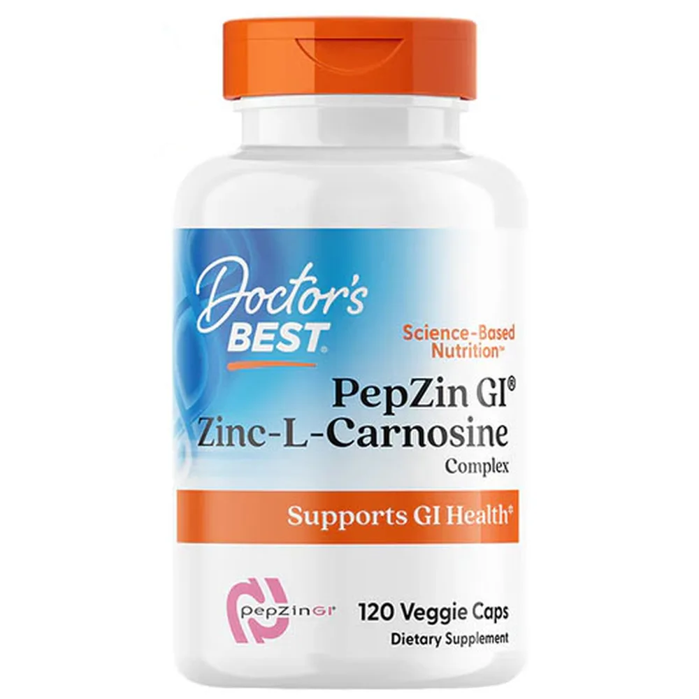 Doctor's Best Chelated Zinc + L-Carnitine 120 capsules 220 mg