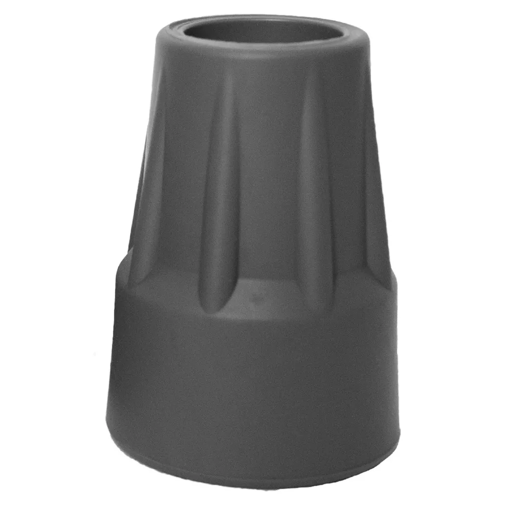 Tip for canes and crutches, diameter 22 mm/gray