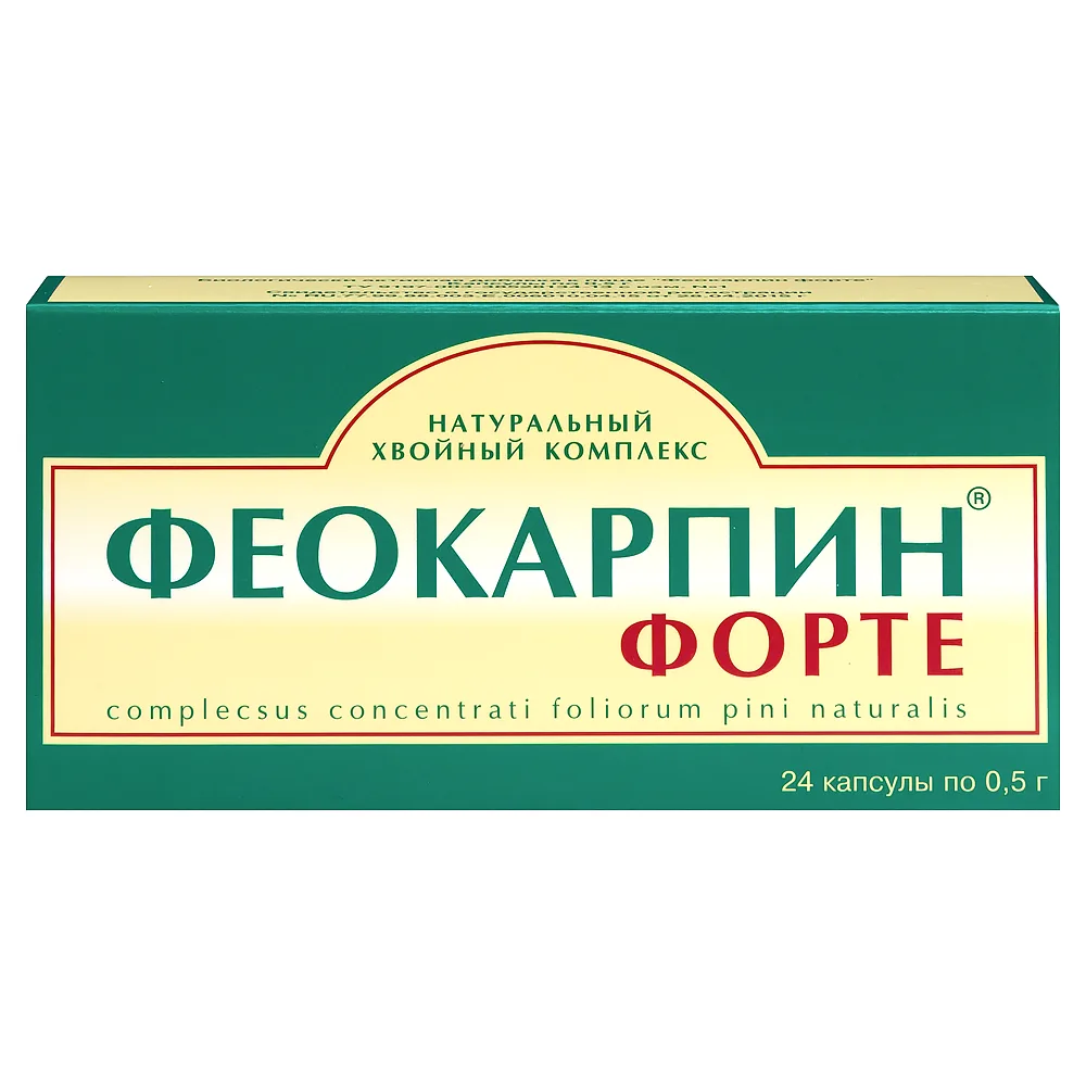 Feocarpin Forte 24 capsules 0.5 g
