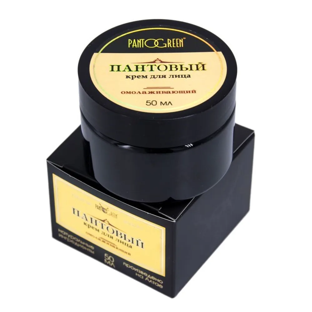 Pantogreen cream for wrinkles for face with Altai maral antlers 50 ml