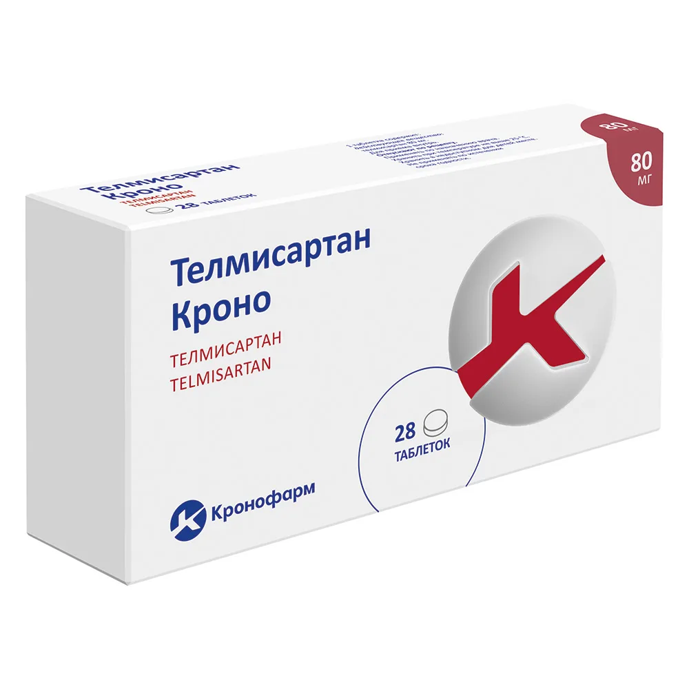 Telmisartan Krono 80 mg 28 tablets