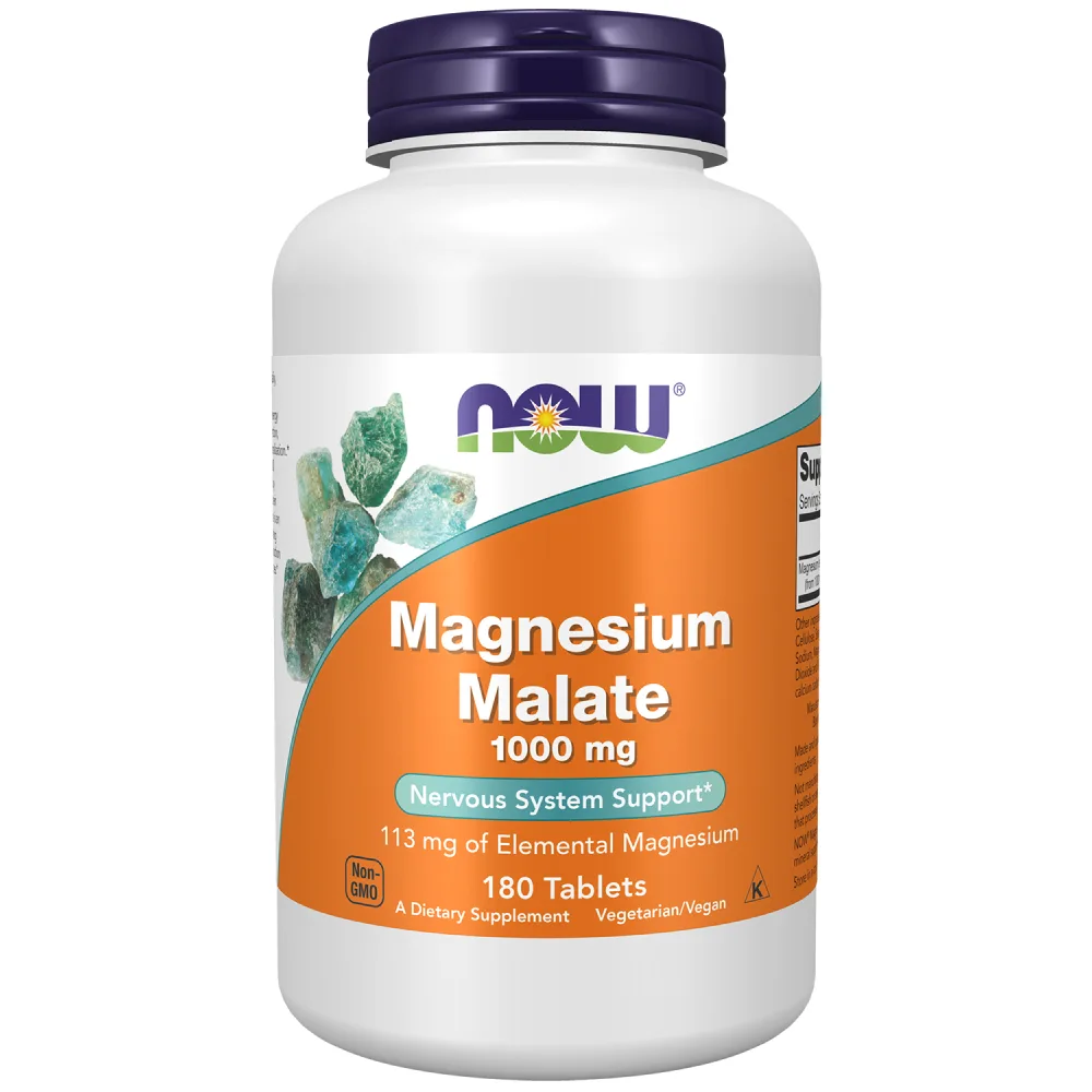 Magnesium malate 1000 mg 180 tablets weighing 1566 mg