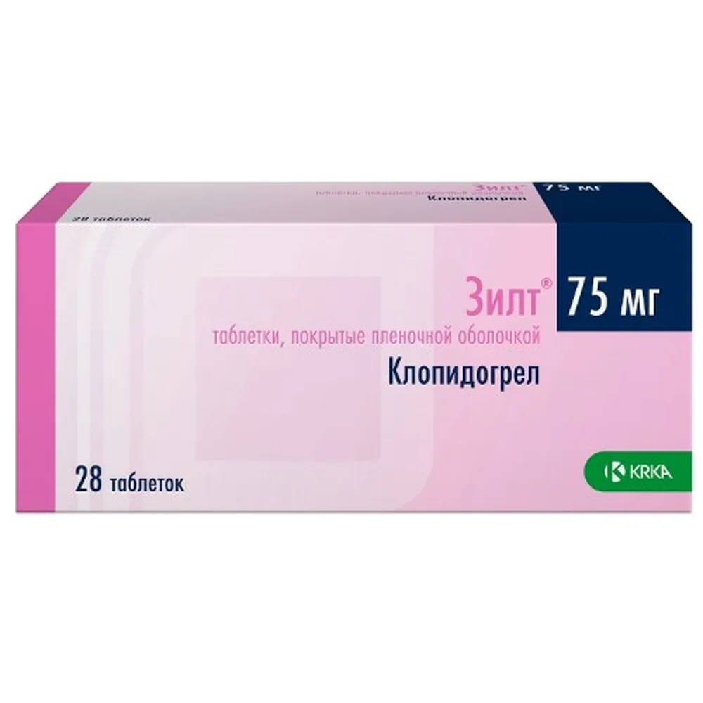 Zilt 75 mg 28 coated tablets