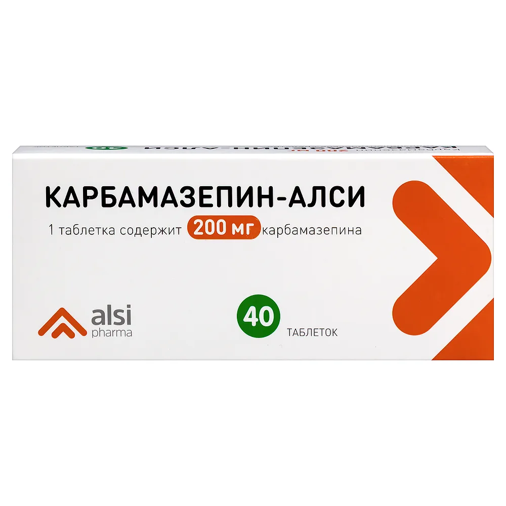 Carbamazepine-Alsi 200 mg 40 tablets