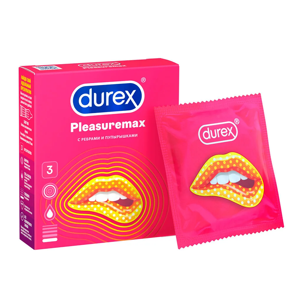 Durex Pleasuremax condoms 3 pcs.