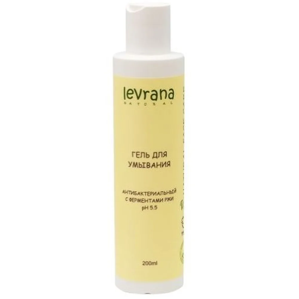 Levrana antibacterial washing gel with rye enzymes 200 ml