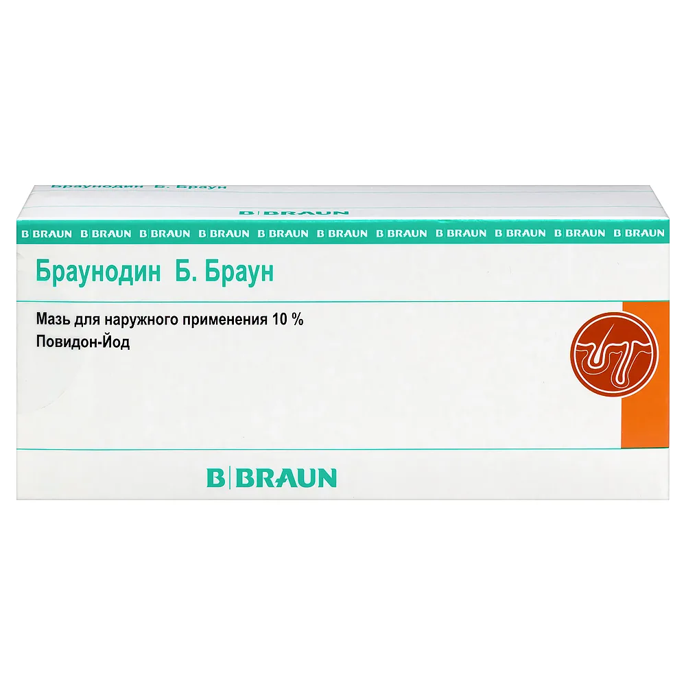 Braunodin B Braun 10% ointment for external use 100 g