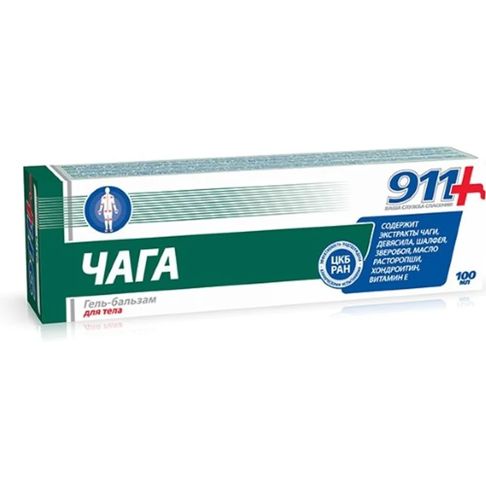 911 Chaga Body Gel-Balm 100 ml