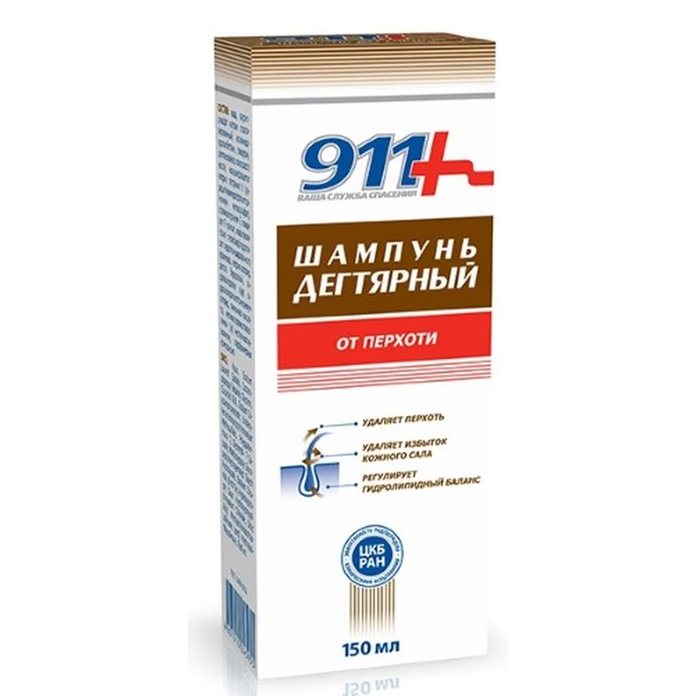 911 Tar Shampoo for Dandruff 150 ml