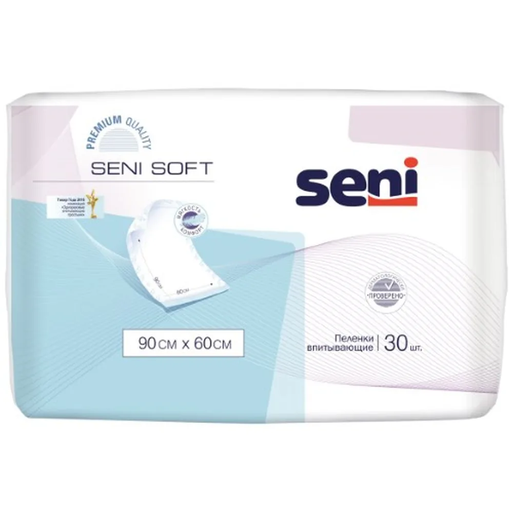 Seni Soft Hygienic Pads 90x60 cm 30 pcs