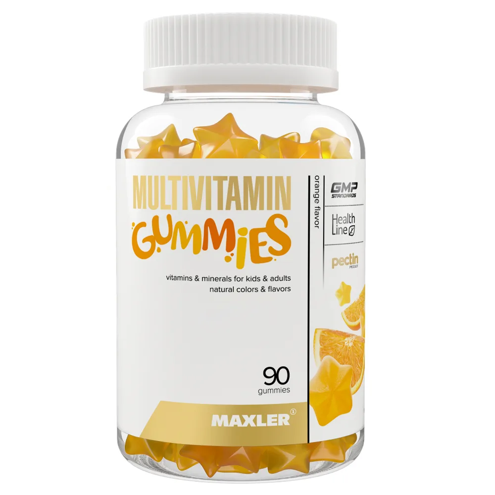 Maxler Multivitamin Gummies 90 pcs Chewable Candies 2 g/Orange