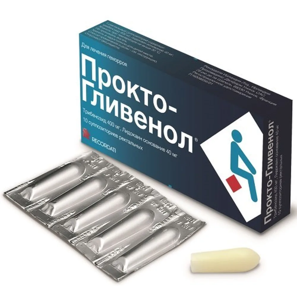 Procto-Glivenol 10 pcs rectal suppositories