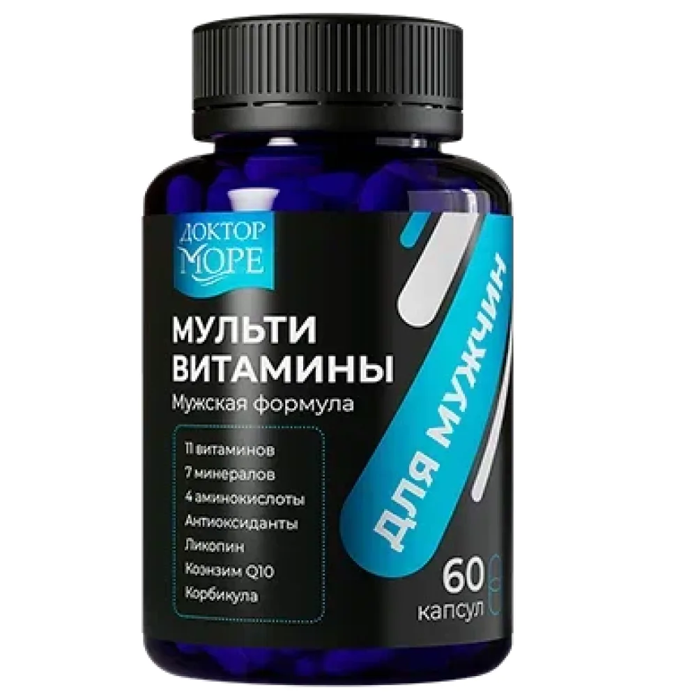 Doctor More Multivitamins for Men Men's Formula 60 Capsules 800 mg