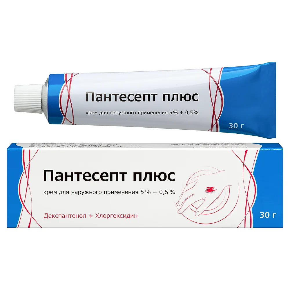 Pantesepth Plus 5%+0.5% cream for external use 30 g