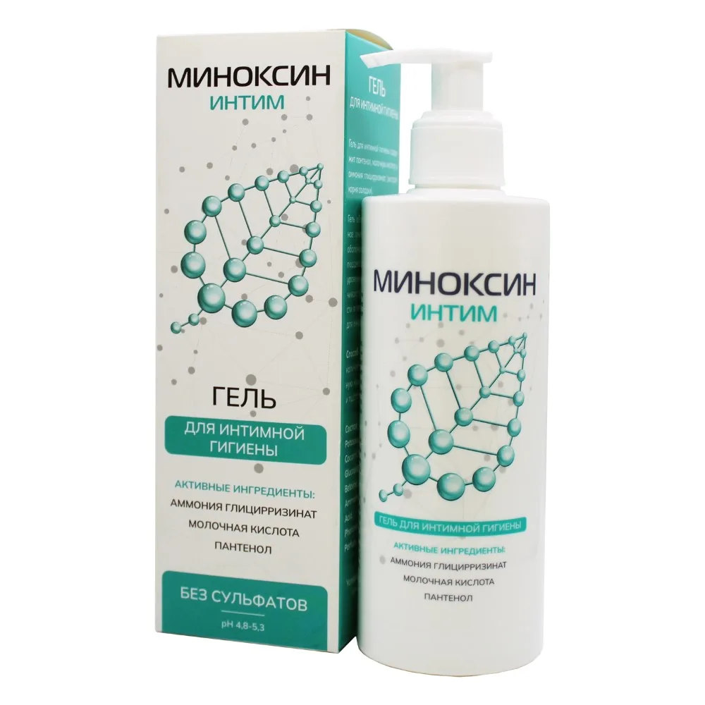 Minoxin Intim Gel for Intimate Hygiene 250 ml