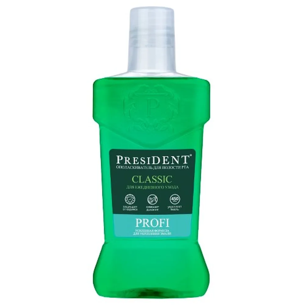 President Profi Mouthwash Classic 250 ml