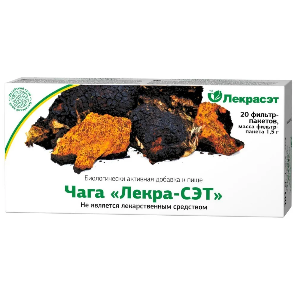Chaga Lekra-Set 1.5 g 20 pcs filter bags